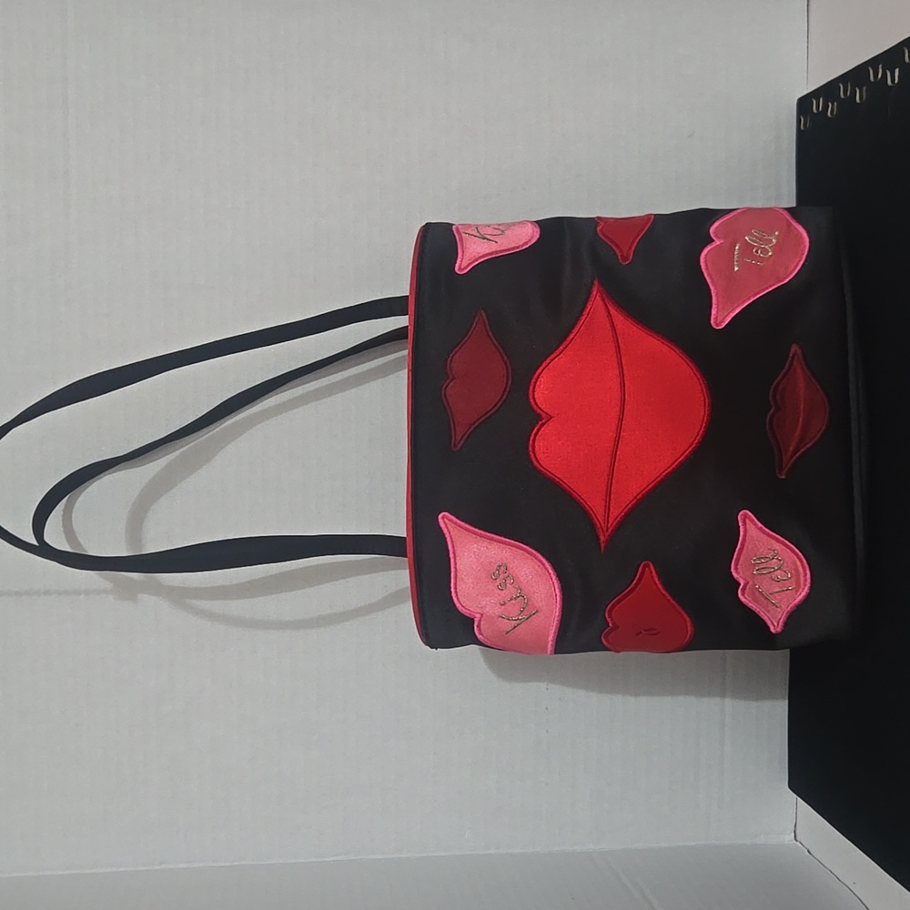 Vintage Lulu Guinness London Kiss And Tell Purse